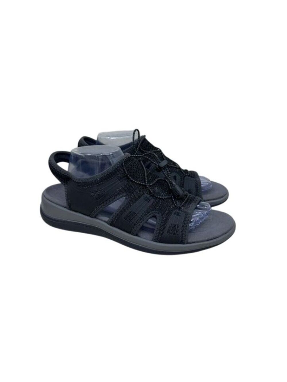 Orthofeet 801 Maui Stretch Sandals Bungee Lace Orthopedic Womens size 11 Wide